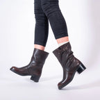 Frank Daniel - Women's Biker Boots - Brown