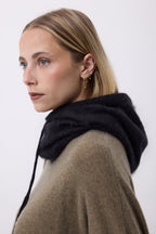 Balaclava – Brushed Cashmere Feather - Zwart - Unisex