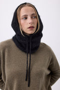 Balaclava – Brushed Cashmere Feather - Zwart - Unisex