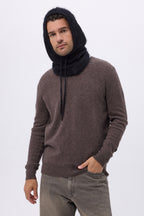 Balaclava – Brushed Cashmere Feather - Zwart - Unisex