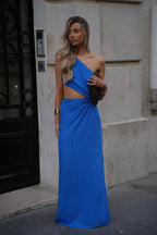 Vestido Faustine Calado - Azul Real