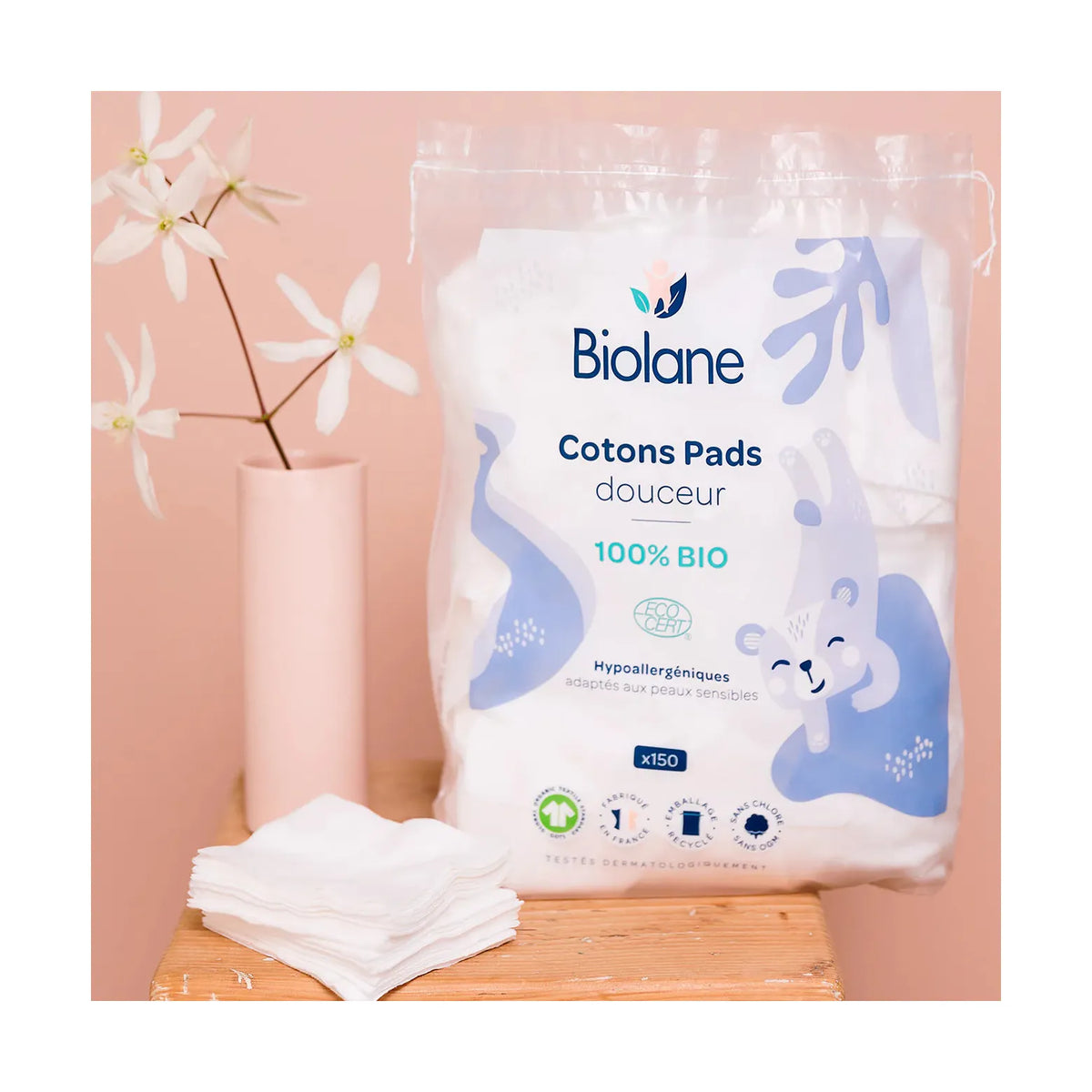 Lote 3X Discos De Algodón Suavidad - 100% Bio