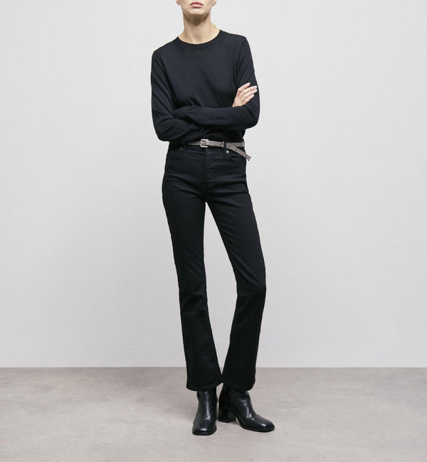The Kooples - Jean Bootcut - Noir - Femme