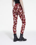 The Kooples - Legging Taille Haute - Rouge - Femme