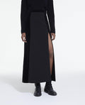 The Kooples - Jupe Longue Detail Ouverture Fente - Femme