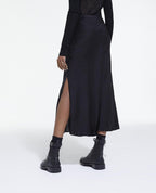 The Kooples - Jupe Longue Jacquard Petits Coeurs - Femme