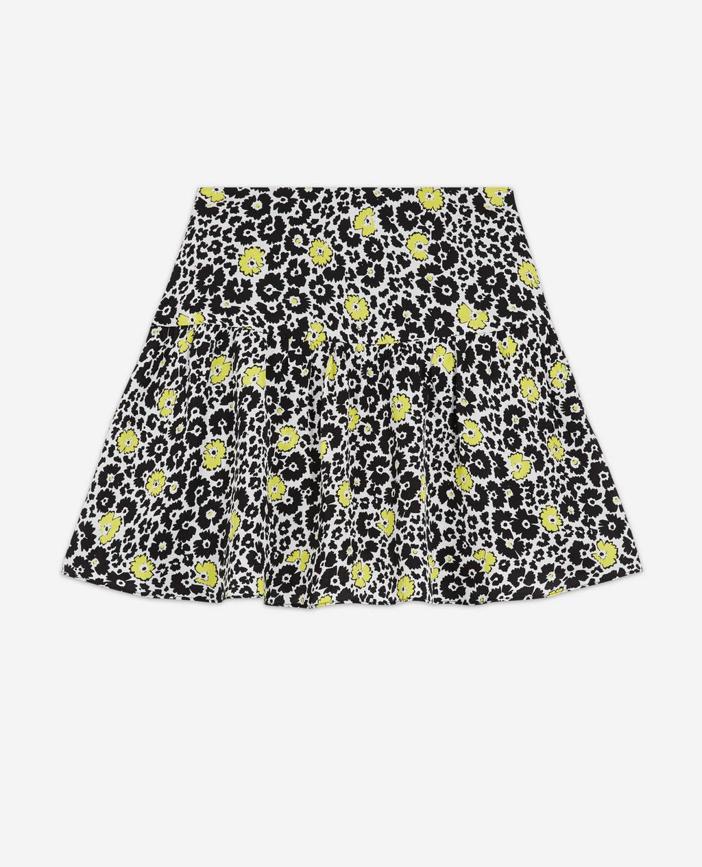 Skater Skirt - Black And Pistachio - Women