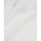 Falda trapecio de talle alto - Blanco - Mujer