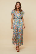 Dress - Orange Lilac