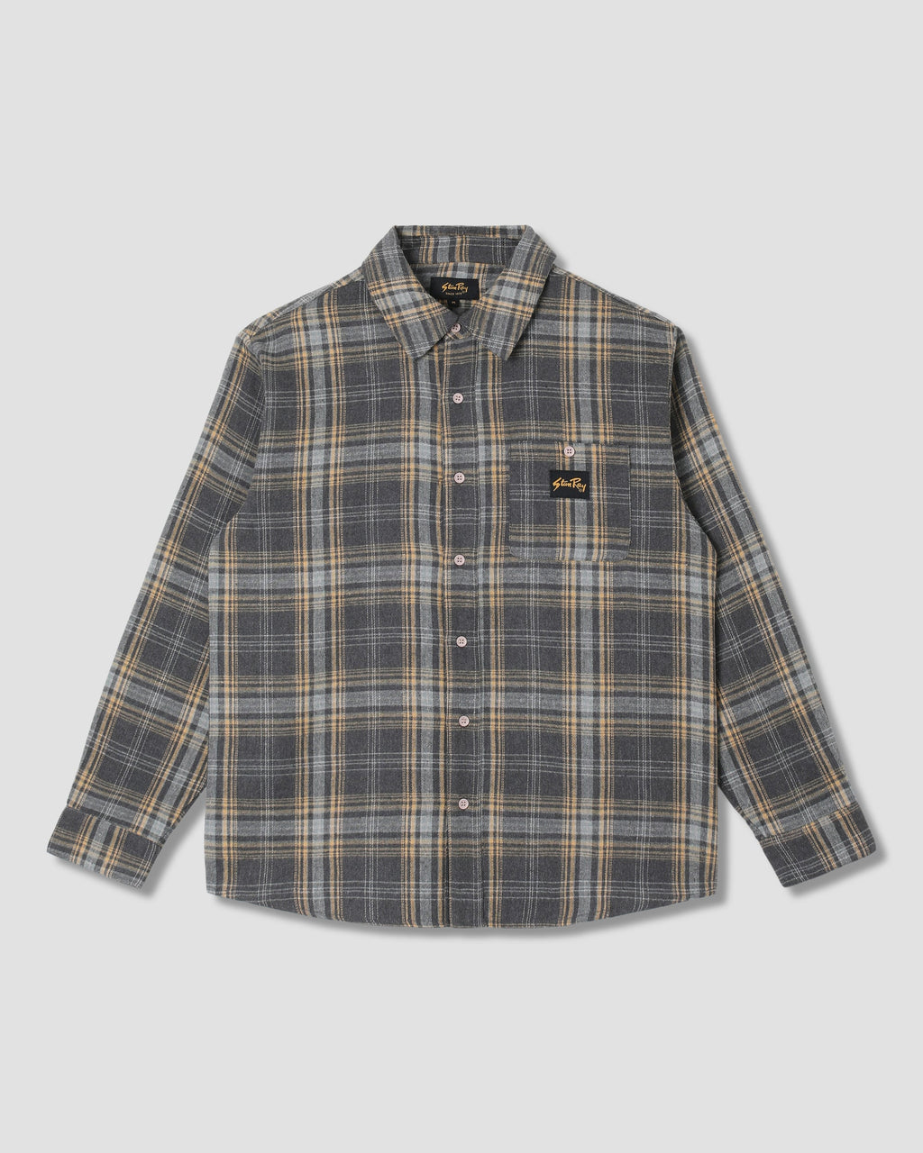 Chemise Flannel - Charcoal Plaid