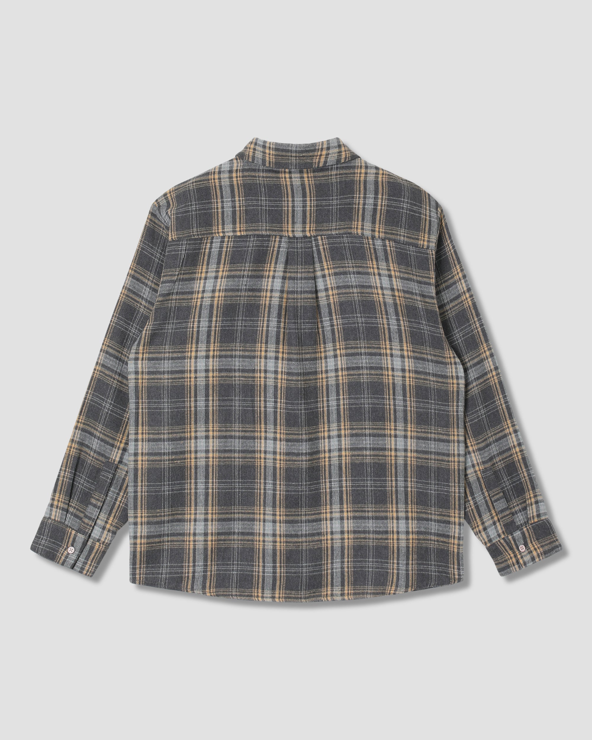 Chemise Flannel - Charcoal Plaid