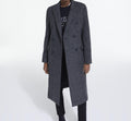 The Kooples - Abrigo Cruzado con Solapas en Punta - Mujer
