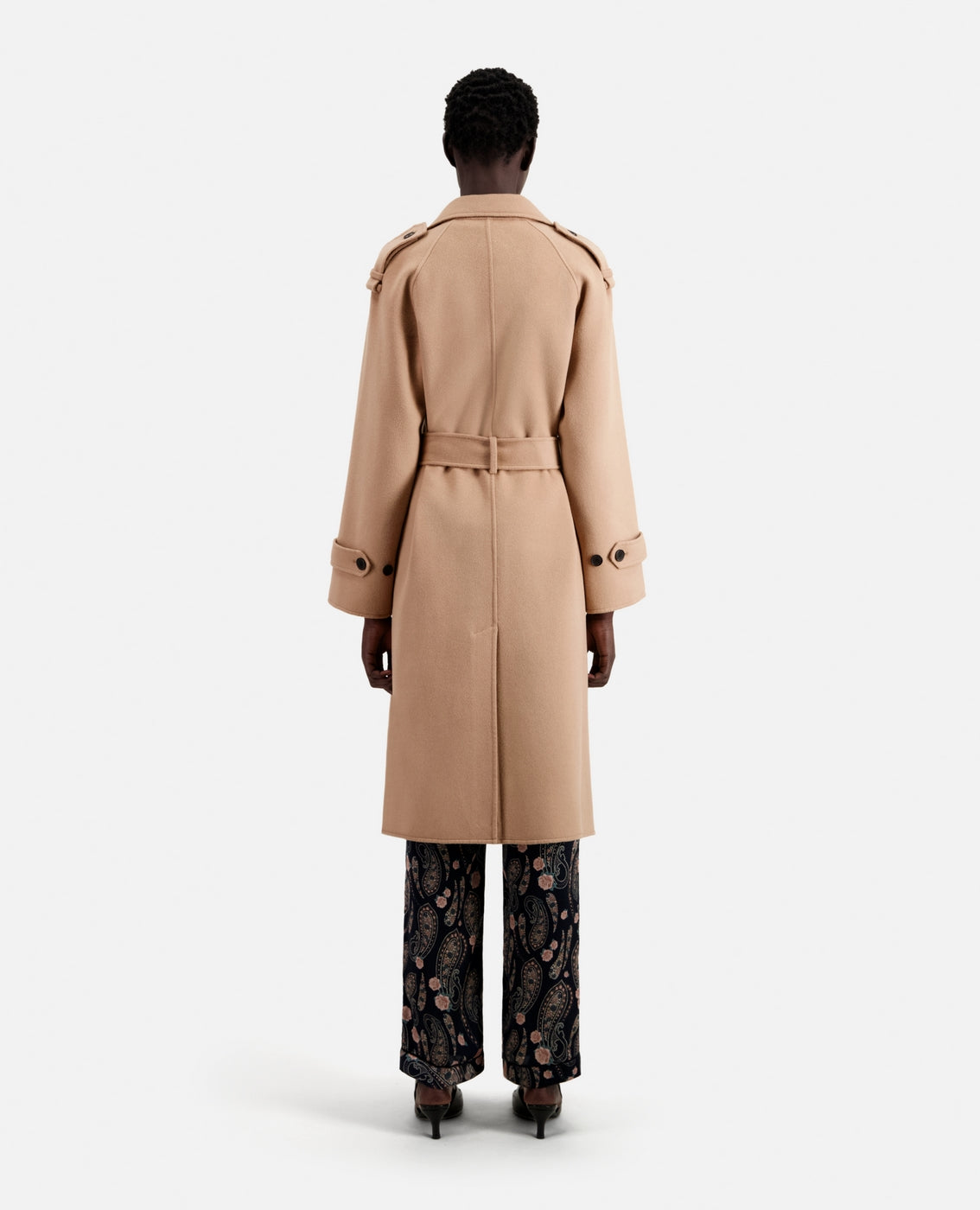 The Kooples - Manteau En Laine - Beige - Femme