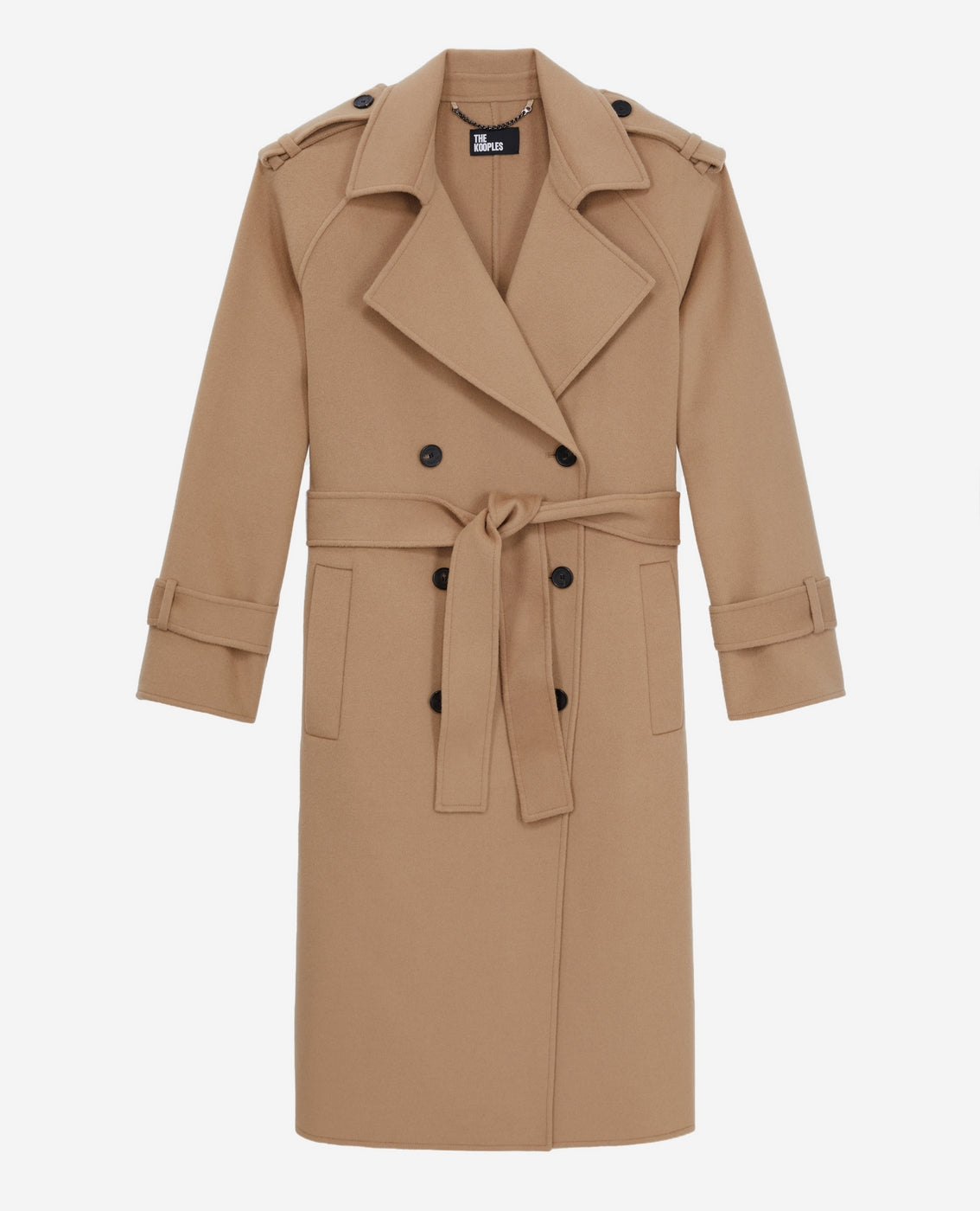 The Kooples - Manteau En Laine - Beige - Femme