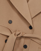 The Kooples - Manteau En Laine - Beige - Femme