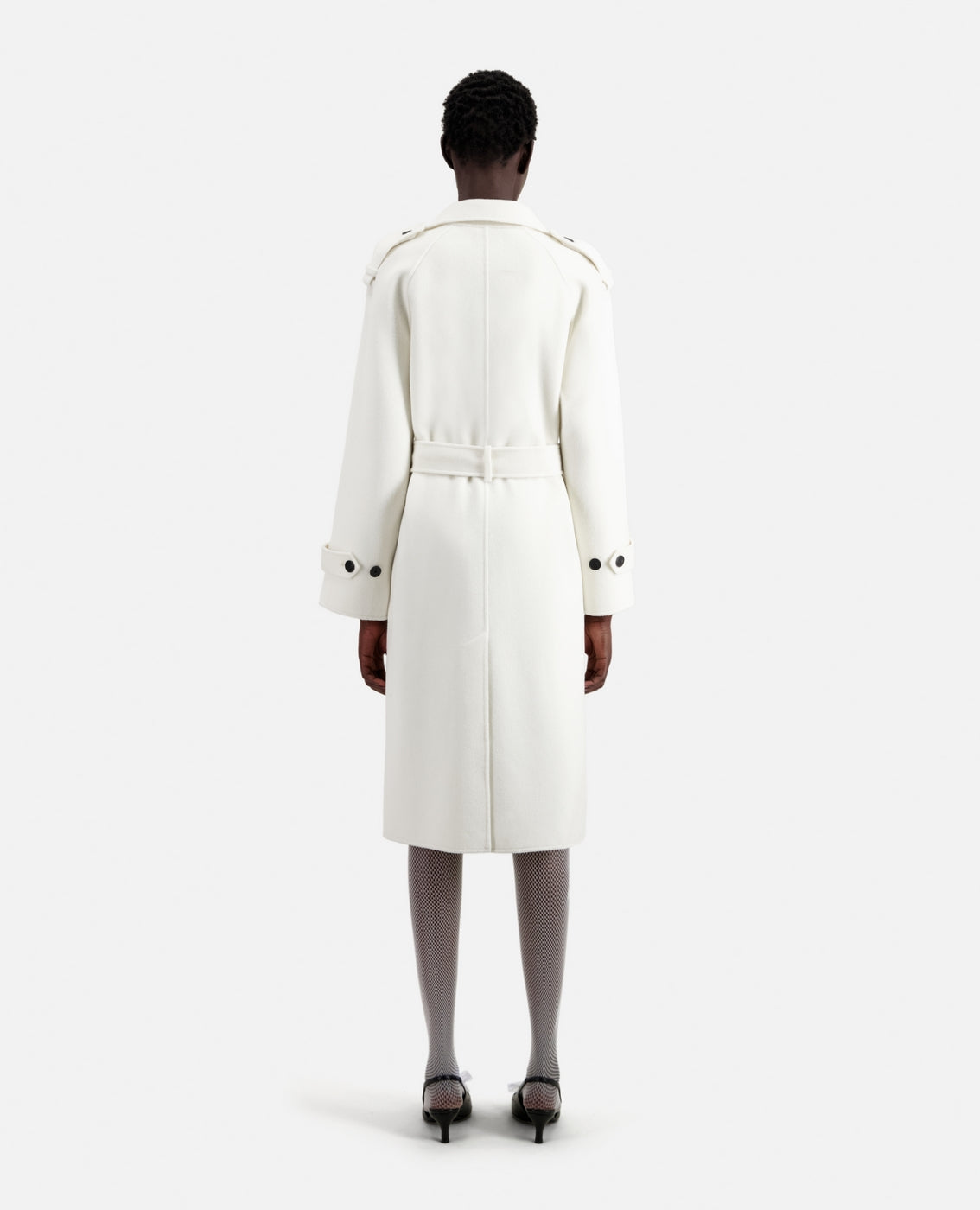 The Kooples - Manteau Longue En Laine Double Face - Femme
