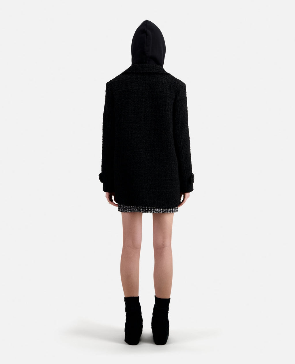 The Kooples - Manteau En Laine - Noir - Femme