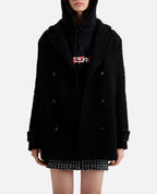 The Kooples - Manteau En Laine - Noir - Femme
