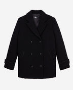 The Kooples - Manteau En Laine - Noir - Femme