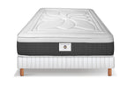 Fontainebleau - Mattress + Box Spring Set - White/Grey