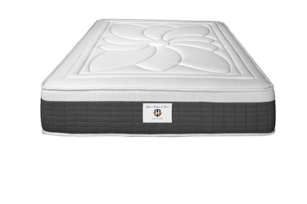 Fontainebleau - Mattress + Box Spring Set - White/Grey