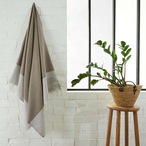 Honeycomb Fouta - Taupe