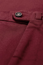 Mørk Bordeaux Chinos - Herre