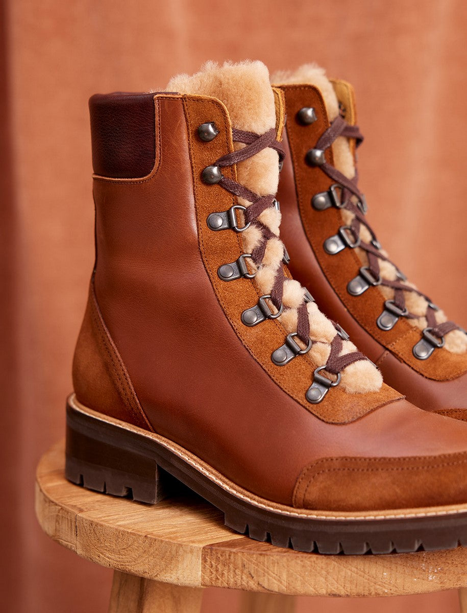 Hermine ankle boots - Havana - Women