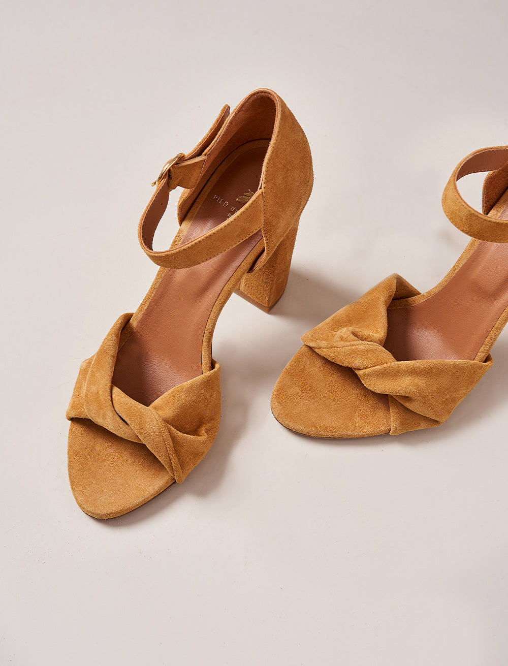 Sandales À Talon Pia - Safran - Femme