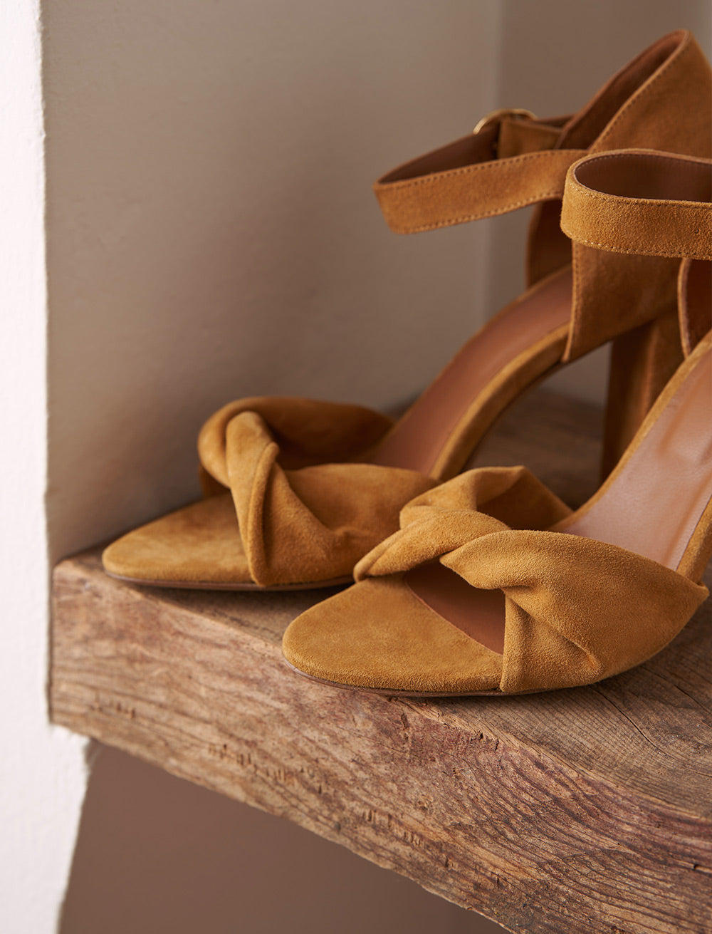 Sandales À Talon Pia - Safran - Femme