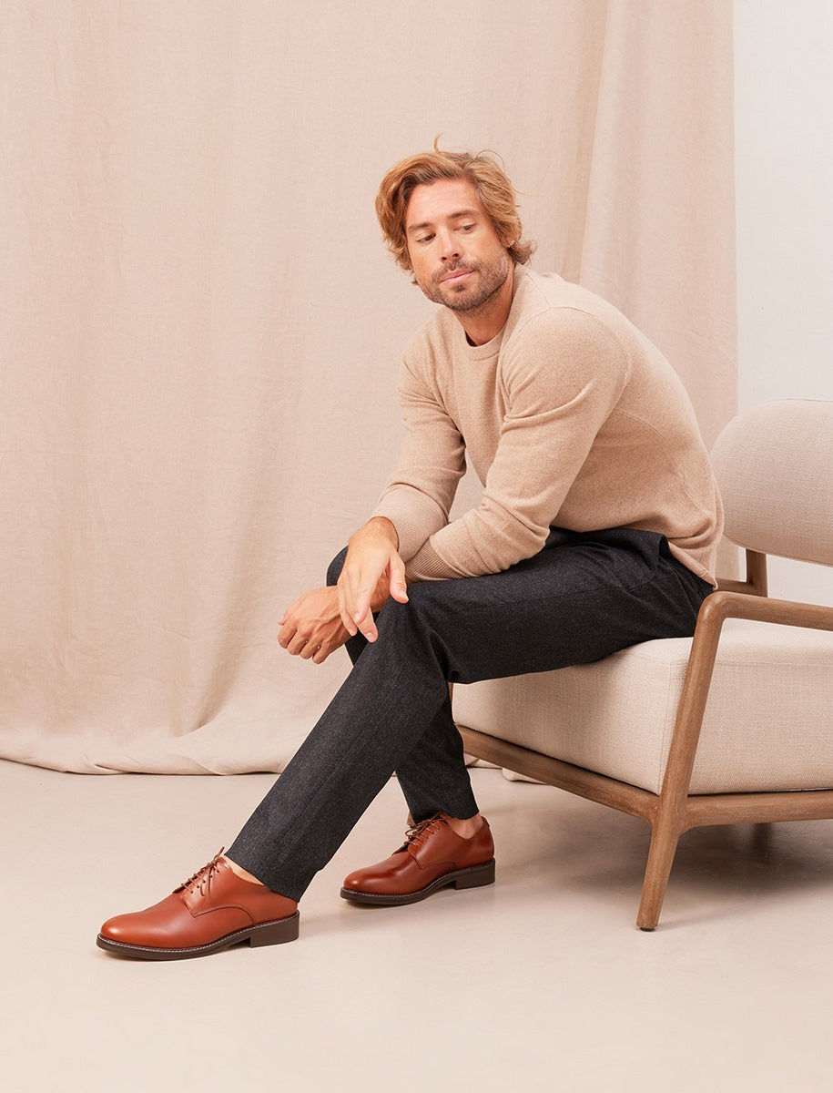 Silvio Derby Shoes - Whisky - Men