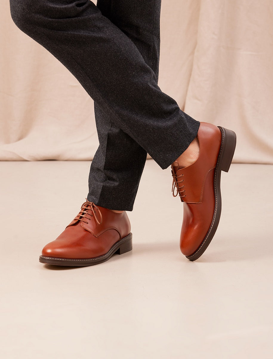 Silvio Derby Shoes - Whisky - Men