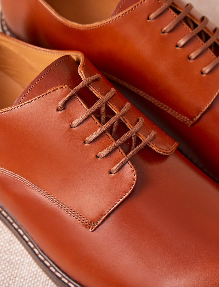 Silvio Derby Shoes - Whisky - Men