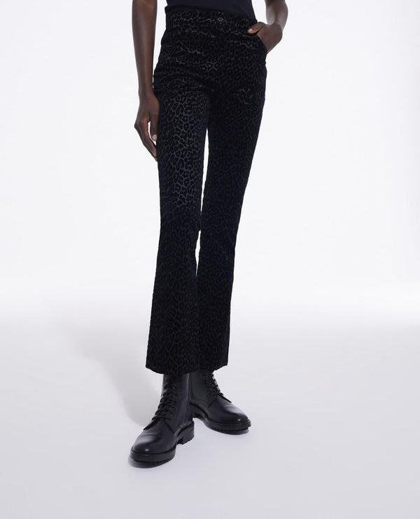 The Kooples - Bootcut Trousers - Black And Dark Gray - Women