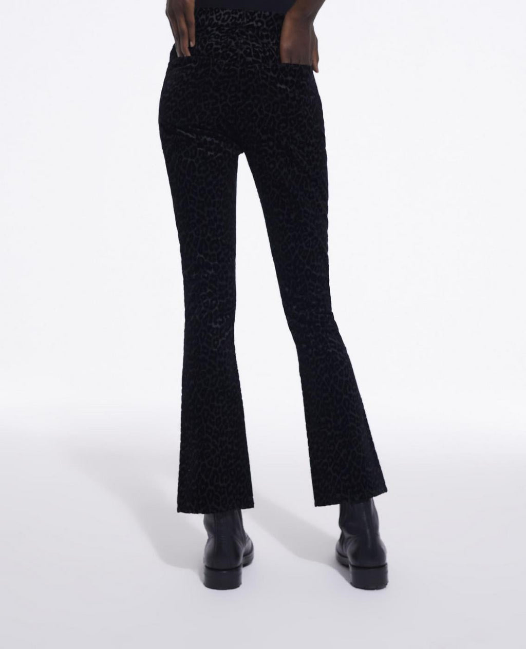 The Kooples - Pantalón Bootcut - Negro Y Gris Oscuro - Mujer