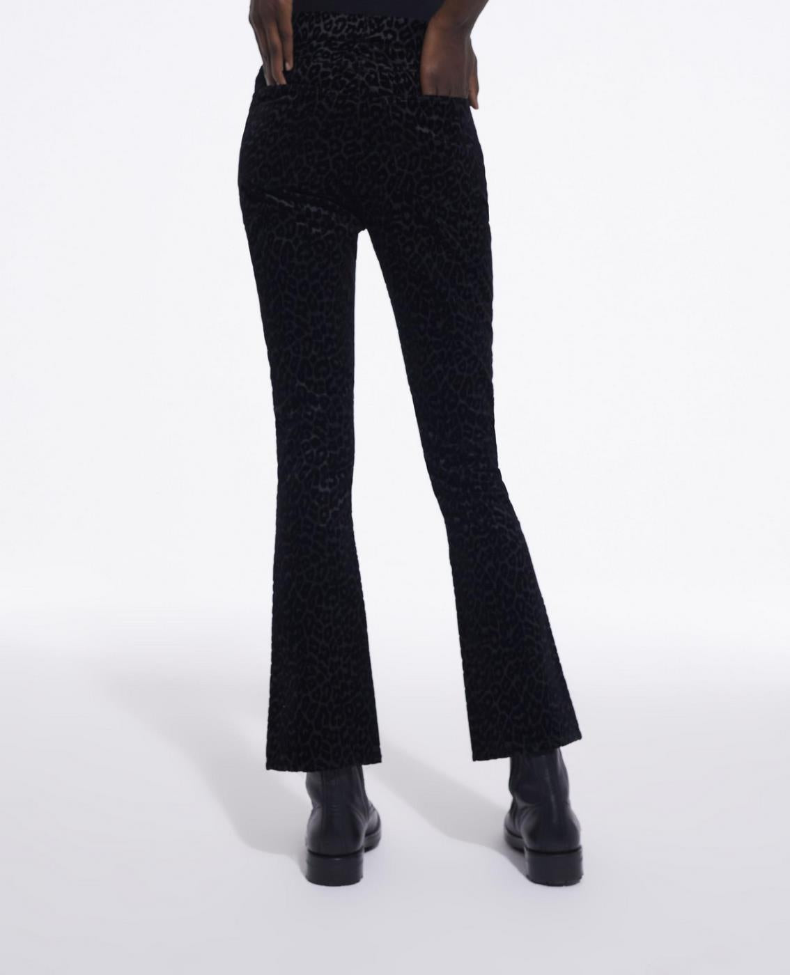The Kooples - Pantalón Bootcut - Negro Y Gris Oscuro - Mujer