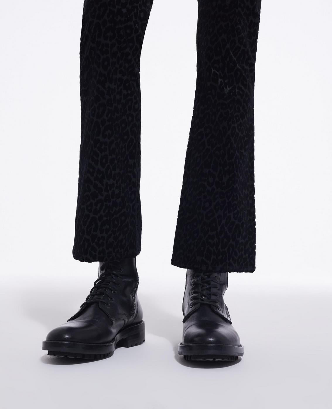 The Kooples - Pantalón Bootcut - Negro Y Gris Oscuro - Mujer