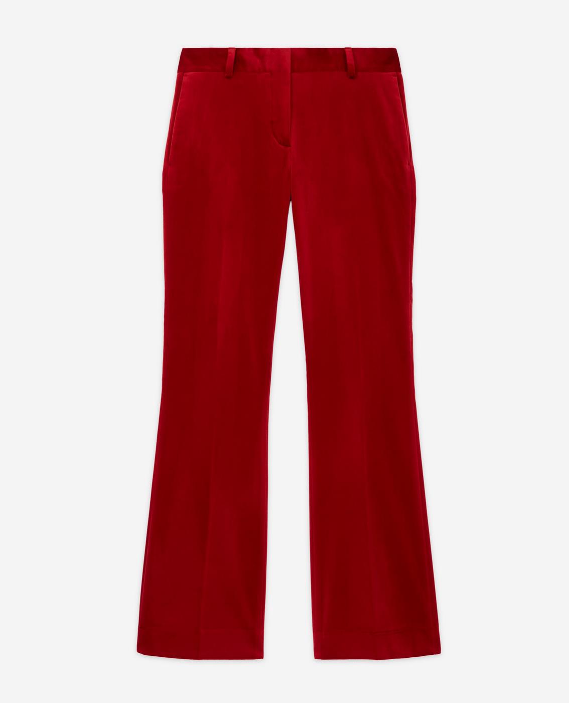 Pantalones Bootcut - Rojo - Mujer