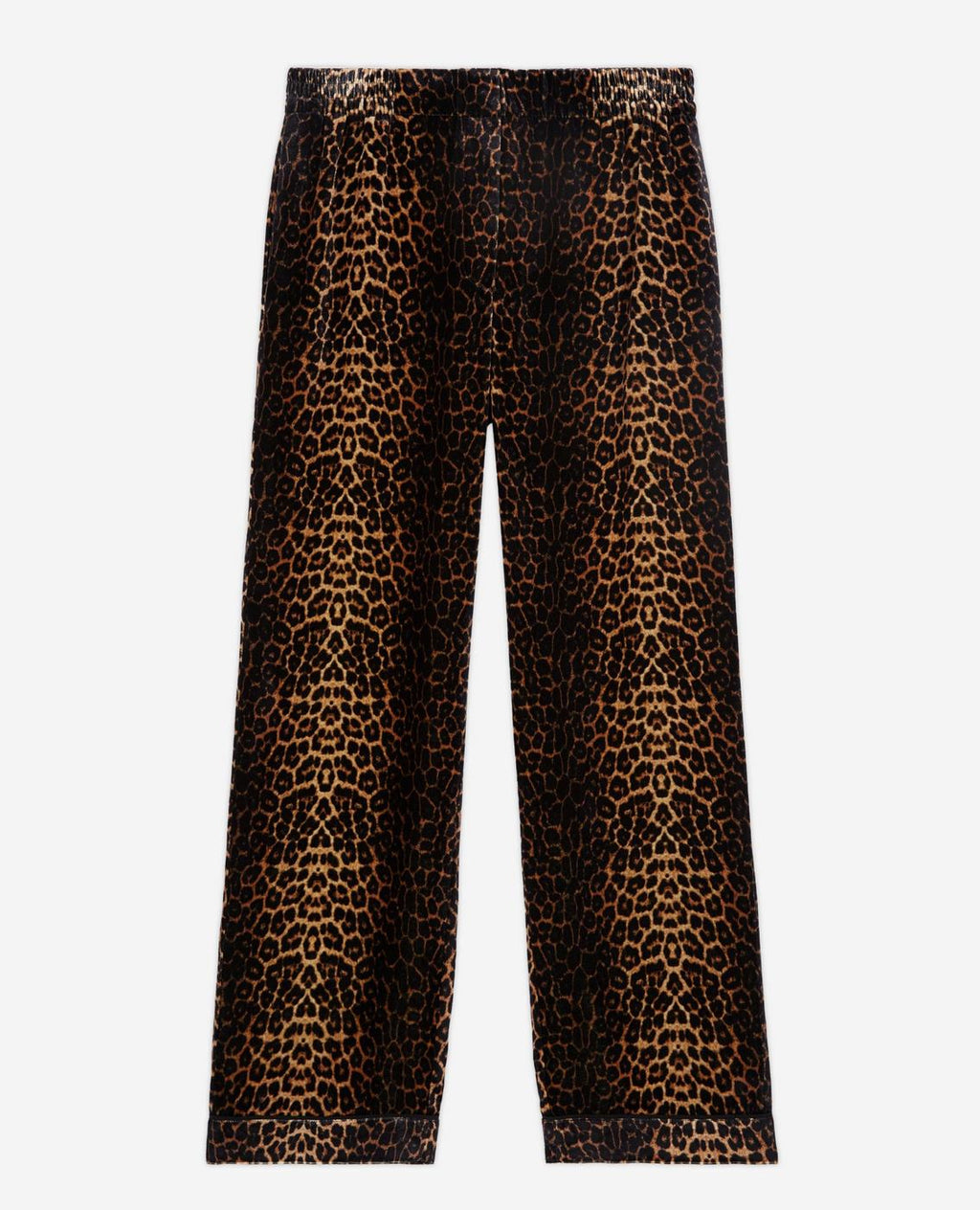 Stripy Leo Velvet Trousers - Women's