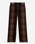 Stripy Leo Velvet Trousers - Women's