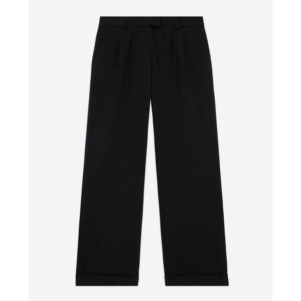 The Kooples - Pantalón Ancho - Negro - Mujer