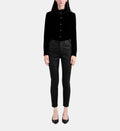 The Kooples - Pantalon En Cuir Stretch Coupe Slim - Femme