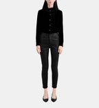 The Kooples - Pantalon En Cuir Stretch Coupe Slim - Femme