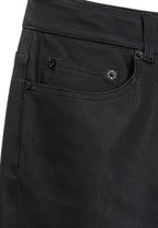 The Kooples - Pantalon En Cuir Stretch Coupe Slim - Femme
