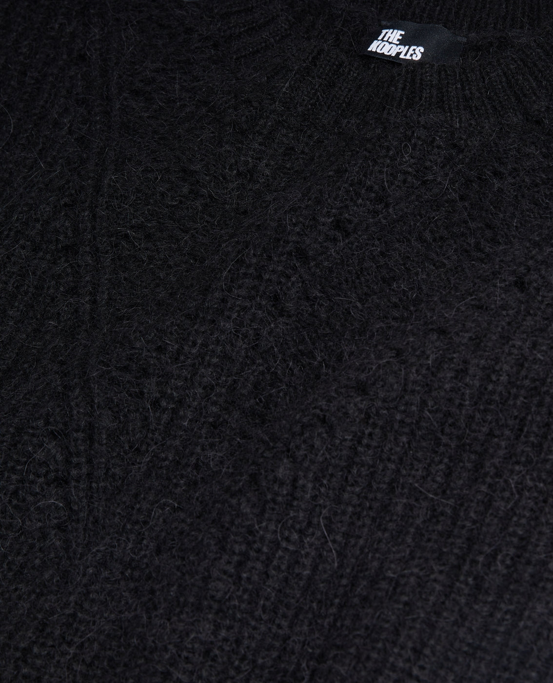 The Kooples - Pull En Laine Et Alpaga - Noir - Femme