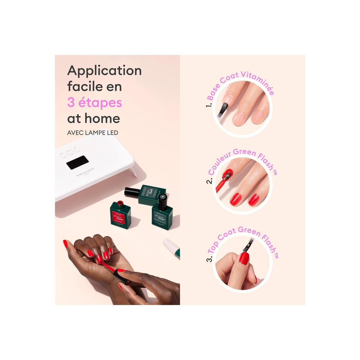 Kit Vernis Semi-Permanent Xtrem Flash™ - Clove