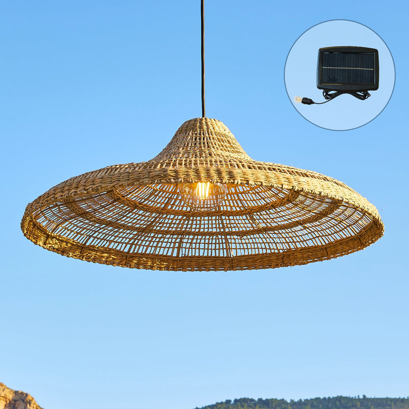 Freya Large - Lámpara colgante solar - Marine Grass - Beige