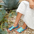 Frida Sandals - Blue Mermaid