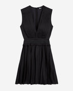 The Kooples - Vestido skater plisado sin mangas - Mujer