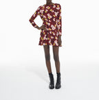 The Kooples - Vestido Patinador - Rojo - Mujer